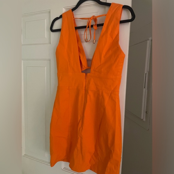 Runaway The Label - Orange Mini Dress - Picture 3 of 4
